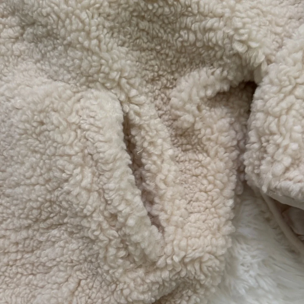 Warm Cream Sherpa Jacket - Picture 6 of 8